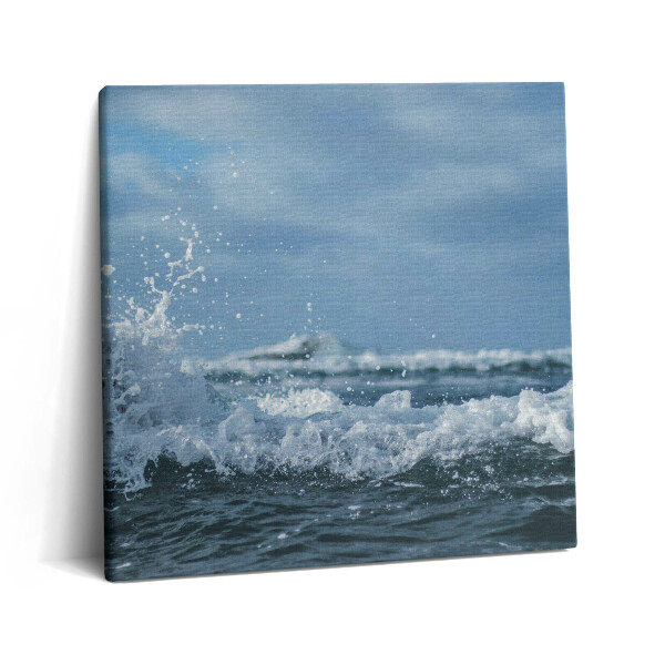 Vászonkép 60x60 A tenger hullámainak fotózása