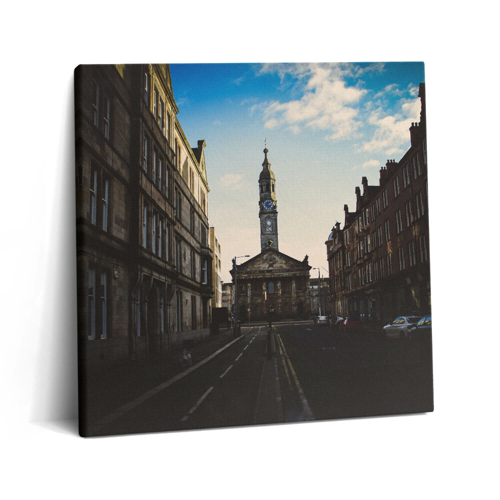 Vászonkép 60x60 Glasgow-i óratorony