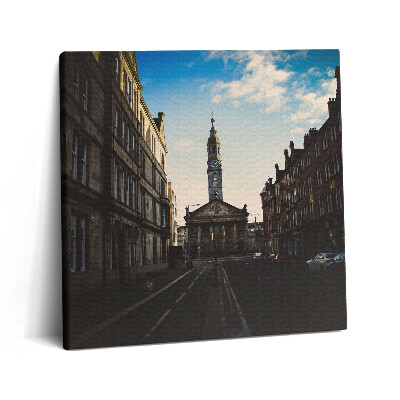 Vászonkép 60x60 Glasgow-i óratorony
