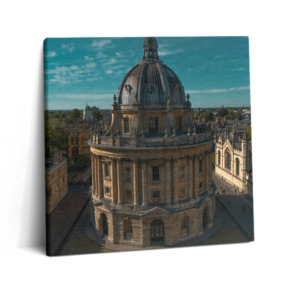 Vászonkép 60x60 Oxfordi könyvtár Angliában