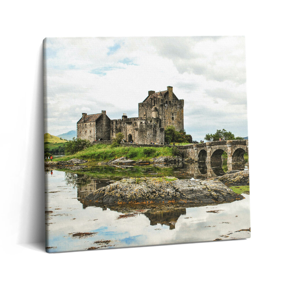 Vászonkép 60x60 Eilean Donan kastély Skóciában