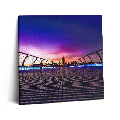 Vászonkép 60x60 Szent Pál katedrális London