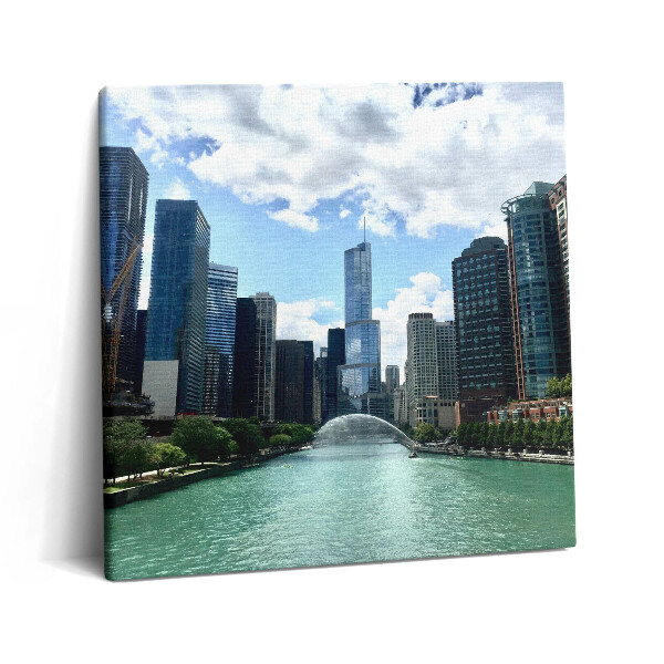 Vászonkép 60x60 Felhőkarcolók