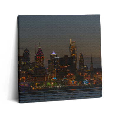 Vászonkép 60x60 Óriáskerék Philadelphiában