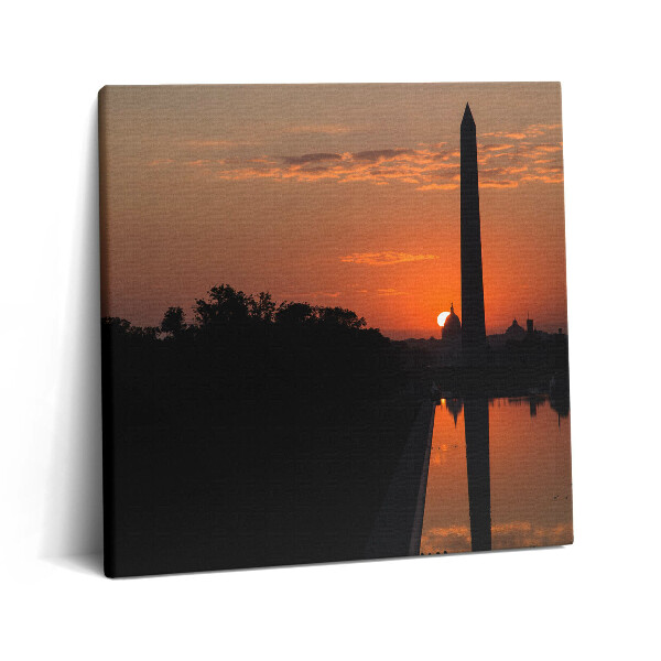 Vászonkép 60x60 Washingtoni torony