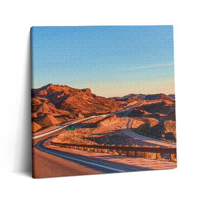 Vászonkép 60x60 Sziklák és kanyon