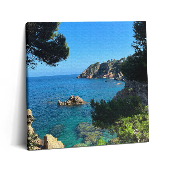 Vászonkép 60x60 Costa Brava