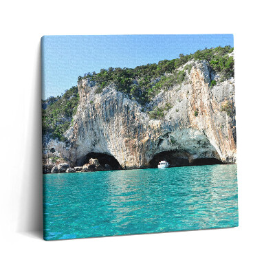 Vászonkép 60x60 Víz alatti barlang