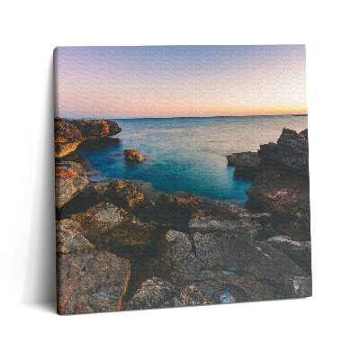 Vászonkép 60x60 Mediterrán táj