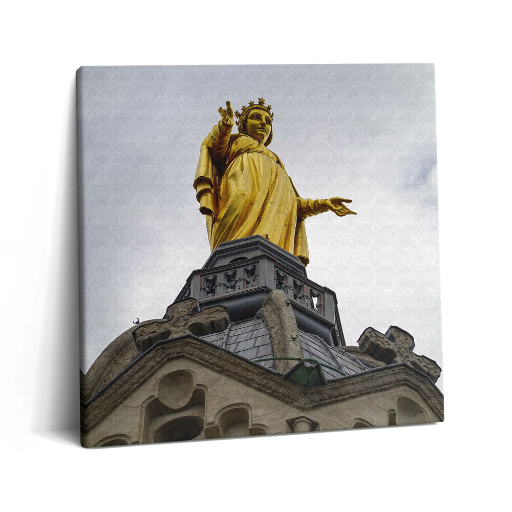Vászonkép 60x60 A lyoni Miasszonyunk szobra