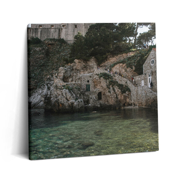 Vászonkép 60x60 Dubrovnik városrész