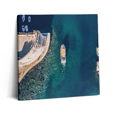 Vászonkép 60x60 Vitorlás hajó a vízen