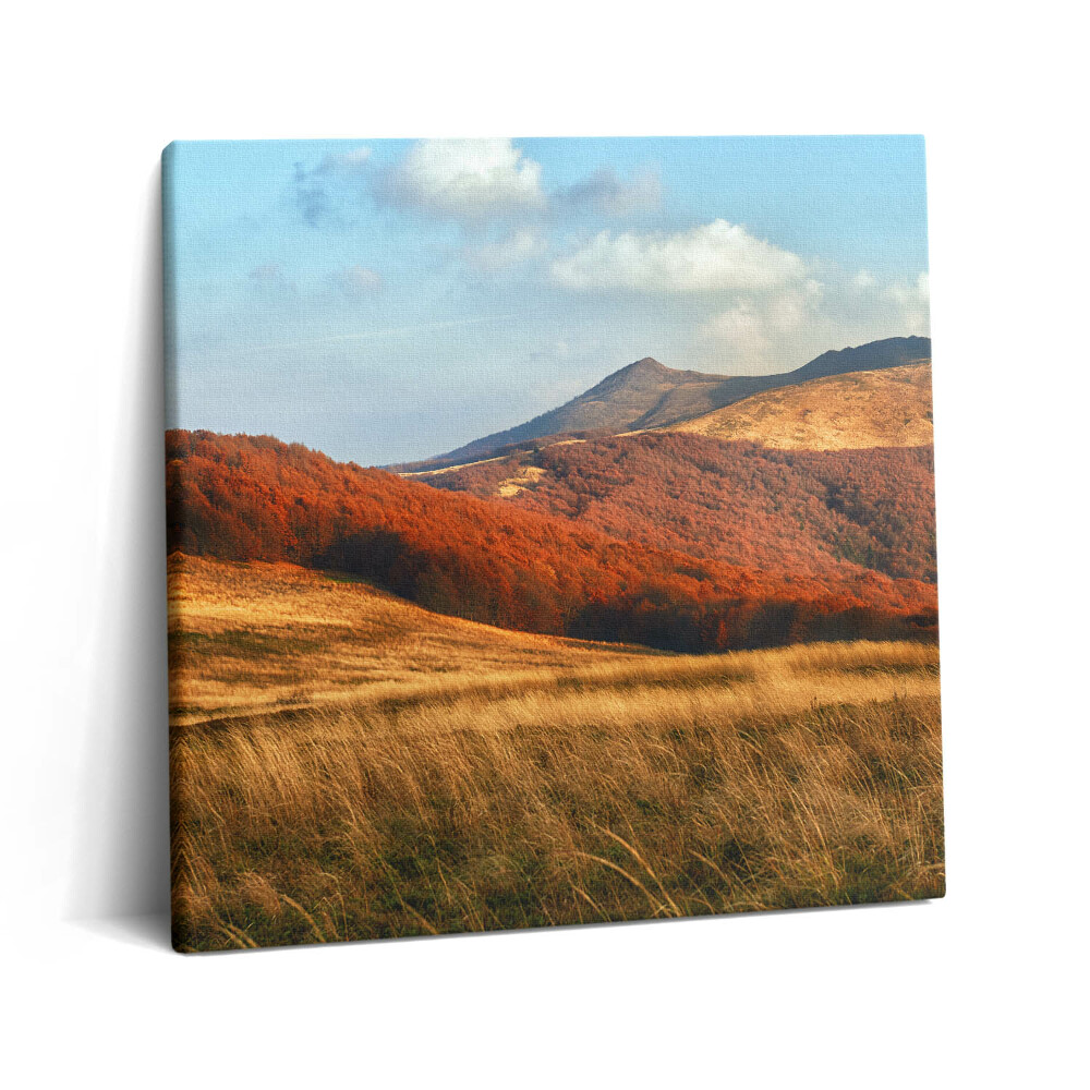 Vászonkép 60x60 Őszi hegyi táj