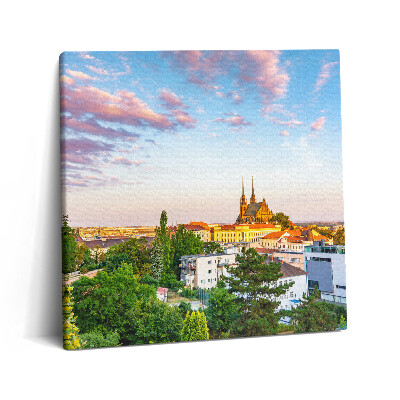 Vászonkép 60x60 Épületek Brno Csehország