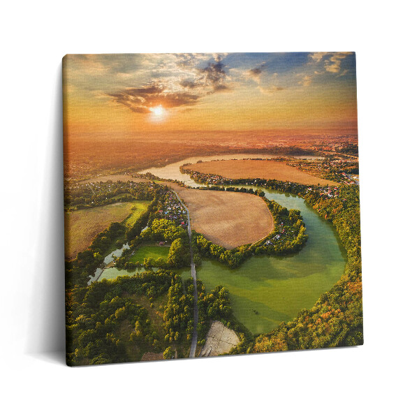 Vászonkép 60x60 Csehországi Pilsen völgye Litice