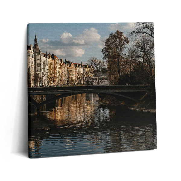 Vászonkép 60x60 Prágai panoráma