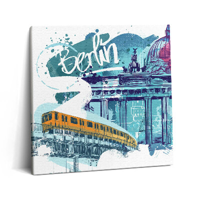 Vászonkép 60x60 Utazás Berlinben