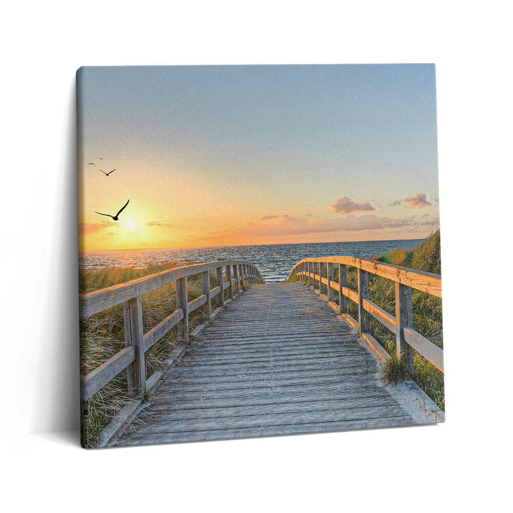 Vászonkép 60x60 Tengerparti nyaralás Németországban