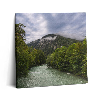 Vászonkép 60x60 Németország hegyvidéki tája