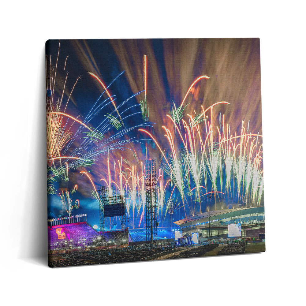 Vászonkép 60x60 Újév Birminghamben