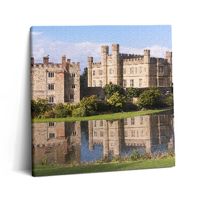 Vászonkép 60x60 Leeds várának citadellája