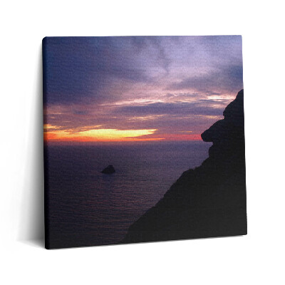 Vászonkép 60x60 Kőfej