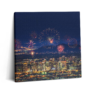 Vászonkép 60x60 Phoenix városa éjszaka