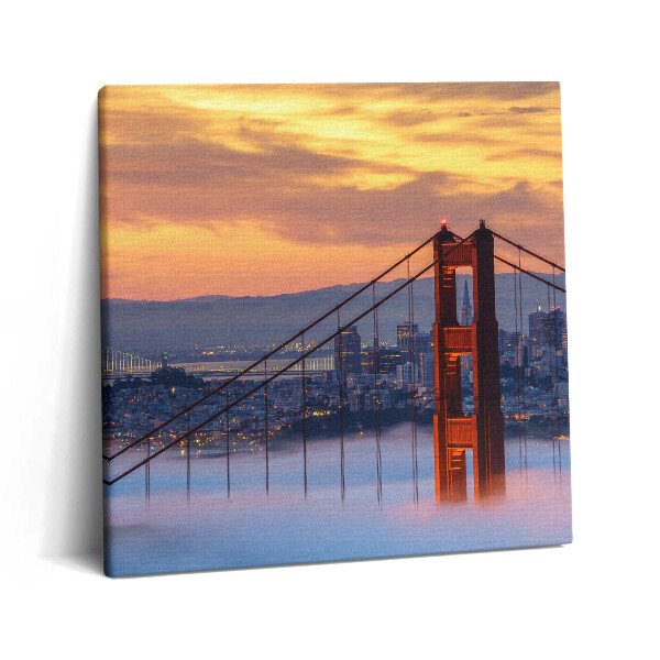 Vászonkép 60x60 San Francisco hídja