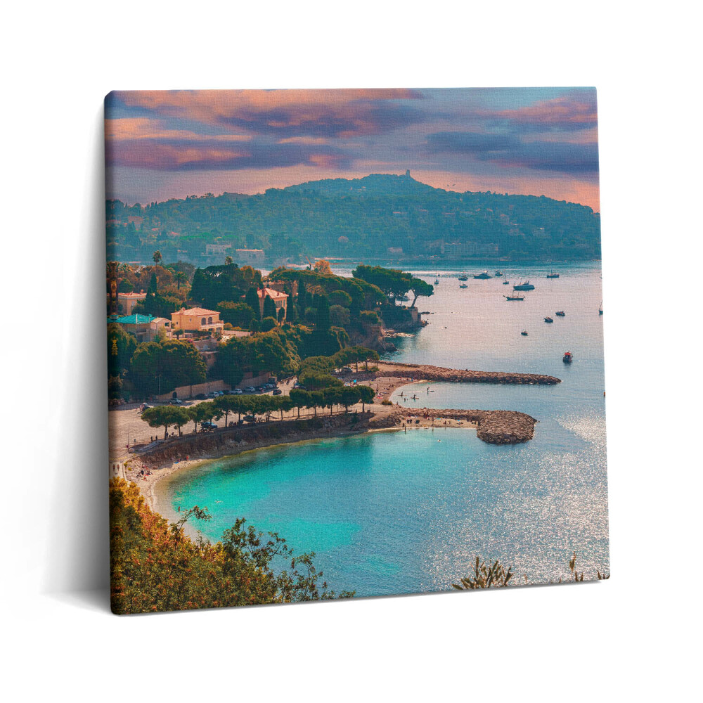 Vászonkép 60x60 A francia Riviéra látképe