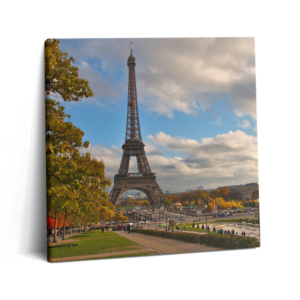 Vászonkép 60x60 Ősz Franciaországban Eiffel-torony
