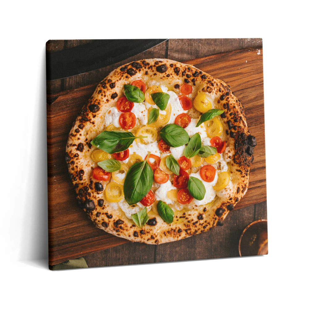 Vászonkép 60x60 Olasz konyha Pizza gasztronómia