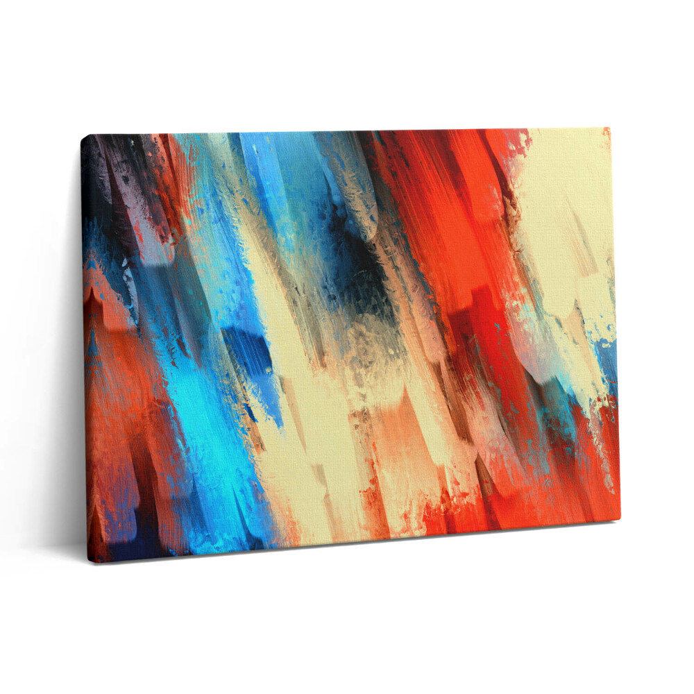 Vászonkép falra 80x60 Absztrakt olajfestmény