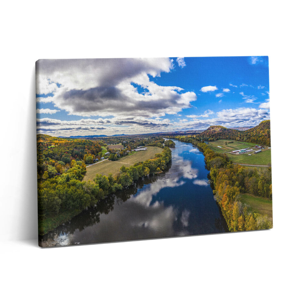 Vászonkép falra 80x60 Az ég tükörképe a folyóban