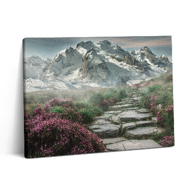 Vászonkép falra 80x60 Kőút a hegyekben