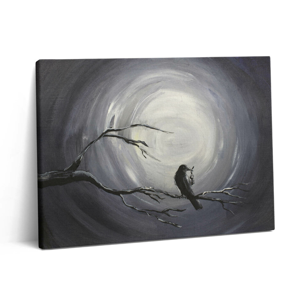 Vászonkép falra 80x60 Holló a holdfényben