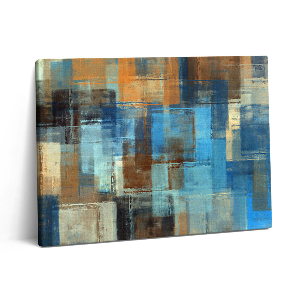 Vászonkép falra 80x60 Színes festmény absztrakt háttérrel