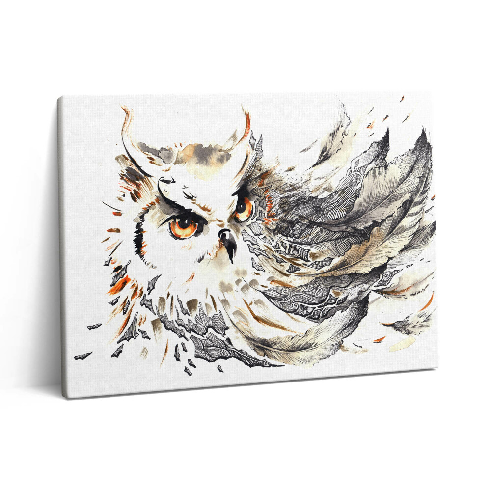 Vászonkép falra 80x60 Bagoly a bölcsesség és a tudomány szimbóluma