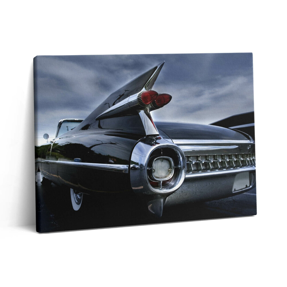 Vászonkép falra 80x60 Történelmi fekete Cadillac autó