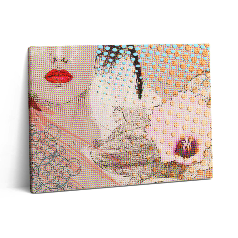 Vászonkép falra 80x60 Pop art rajzfilm illusztráció