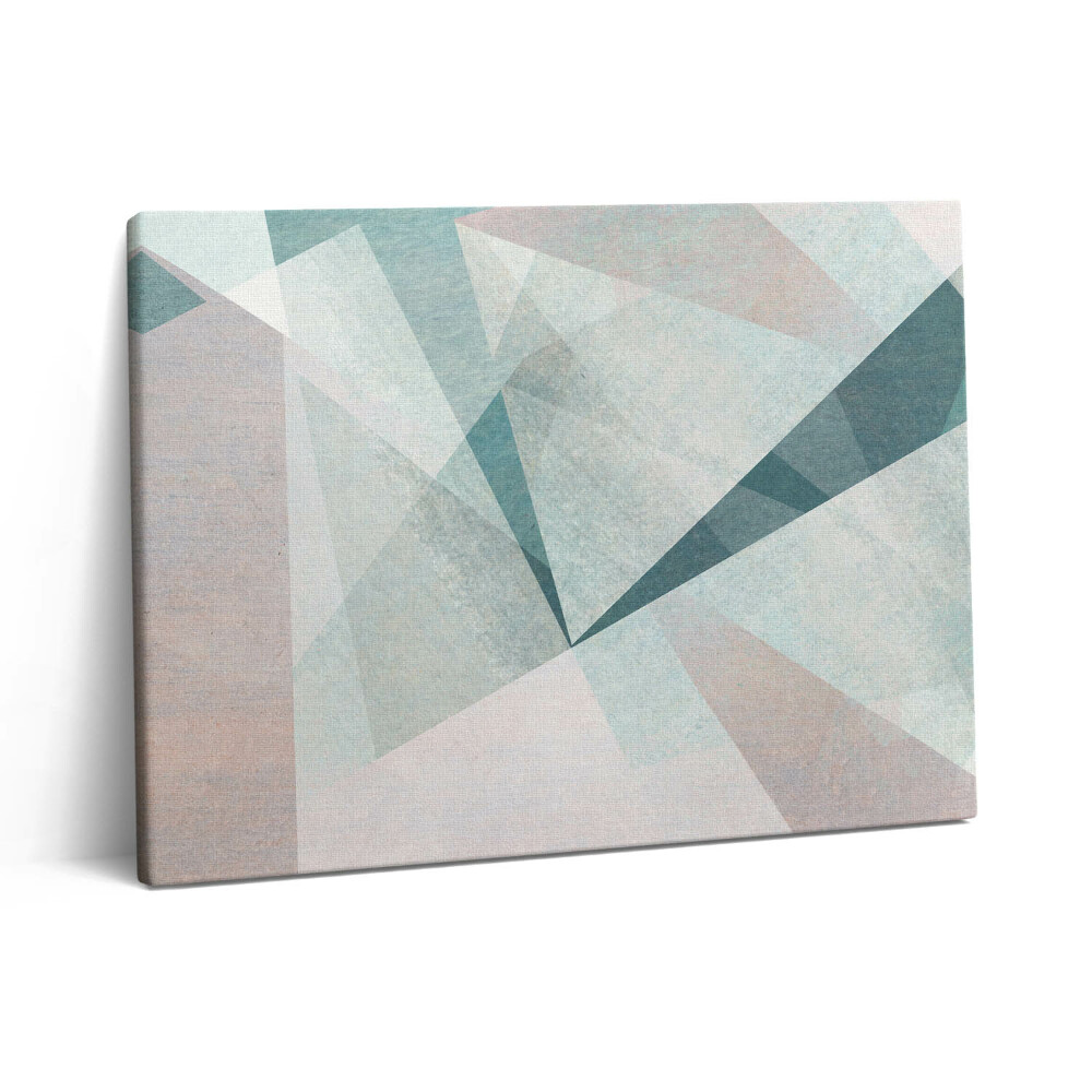 Vászonkép falra 80x60 Háromszögek absztrakt textúrája