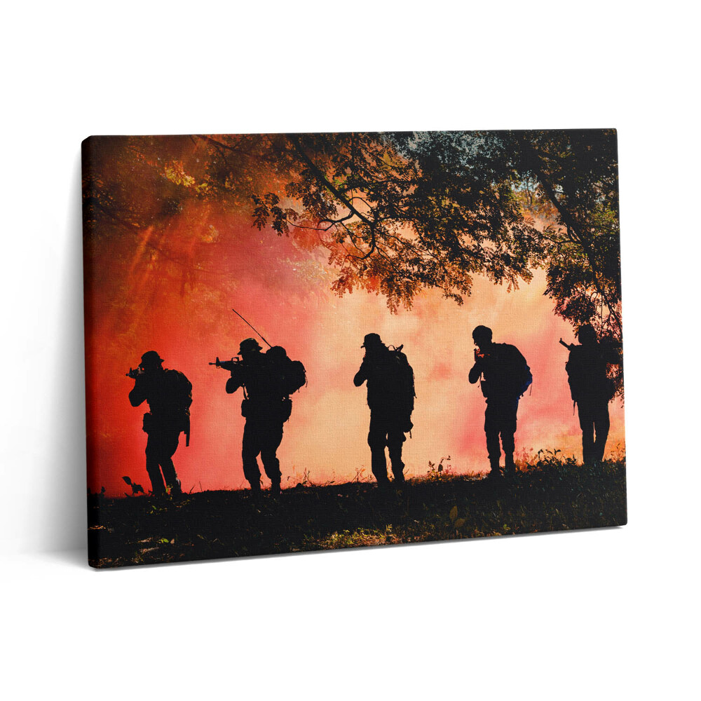 Vászonkép falra 80x60 Katonák a csatatéren