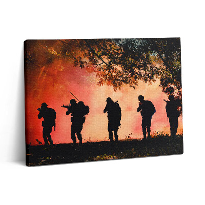 Vászonkép falra 80x60 Katonák a csatatéren