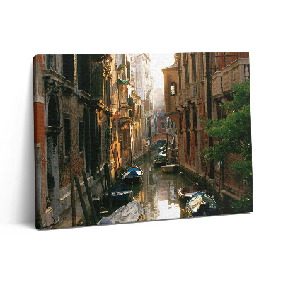Vászonkép falra 80x60 A velencei Grand Canal romantikája
