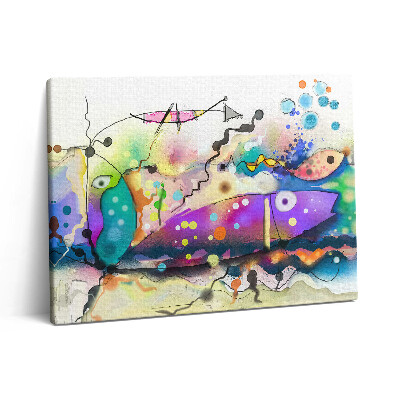 Vászonkép falra 80x60 Halak képe a tengerben