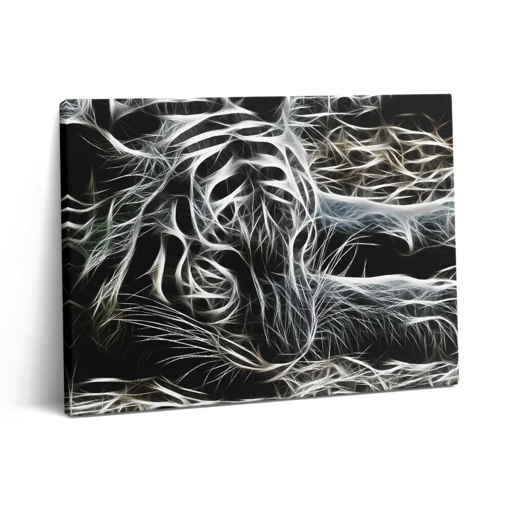 Vászonkép falra 80x60 Absztrakt tigris minta