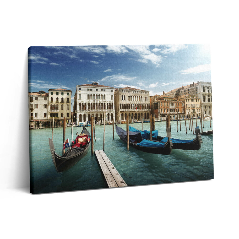 Vászonkép falra 80x60 Gondolák Velence Olaszország