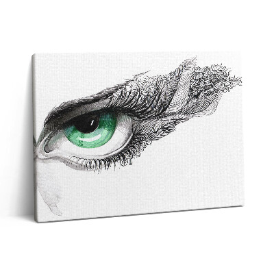 Vászonkép falra 80x60 Absztrakció egy emberi szemről
