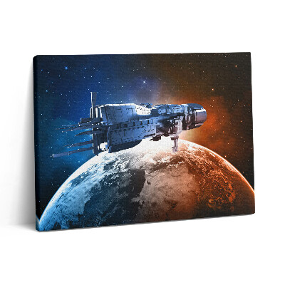 Vászonkép falra 80x60 Űrhajók