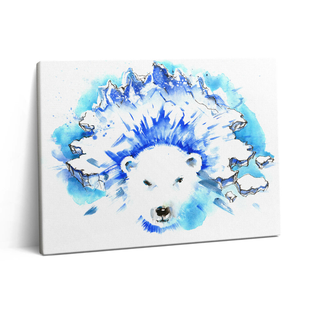 Vászonkép falra 80x60 Jegesmedve