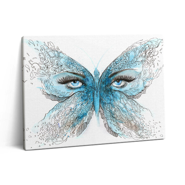 Vászonkép falra 80x60 Egy pillangó arca